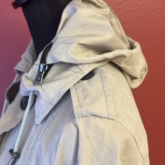 COMC Women Short Trench Pea Coat Jacket - Picture 6 of 8